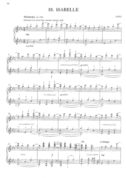 Isabelle (from Lifecycle), op.489r