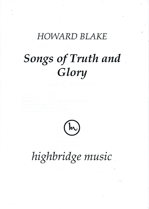 Songs of Truth and Glory, op.546